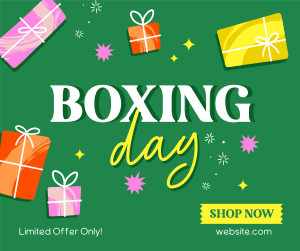 Playful Boxing Day Facebook post Image Preview