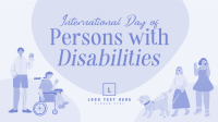 Simple Disability Day Animation Design