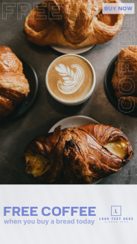 Bread and Coffee Facebook Story Design