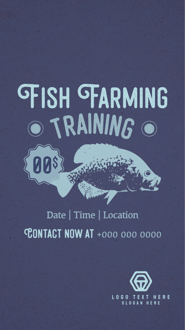 Fish Farming Training Instagram Story Design