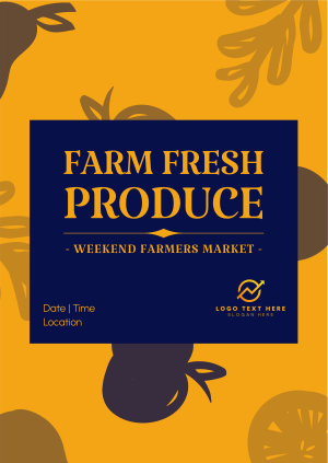 Farmers Market Produce Poster Image Preview