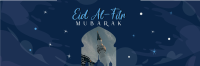 Joyous Eid Al-Fitr Twitter Header Image Preview