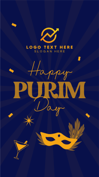 Purim Celebration Instagram Story Design