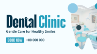 Professional Dental Clinic Facebook Event Cover Design