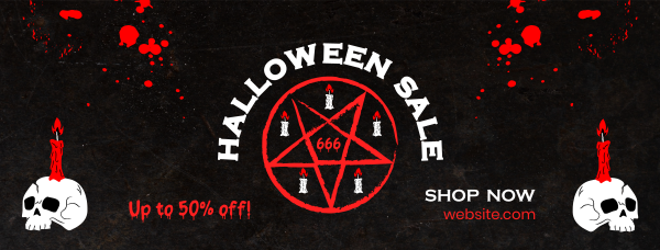 Satan Sacrifice Facebook Cover Design Image Preview