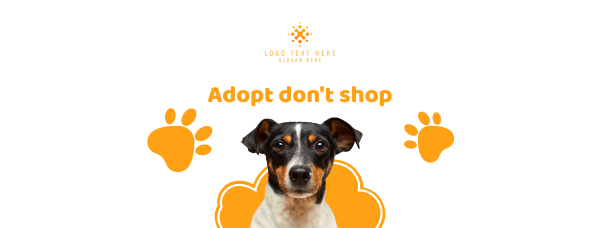 Adopt don't shop Facebook Cover Design Image Preview