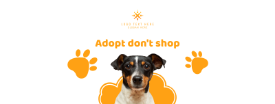 Adopt don't shop Facebook cover Image Preview