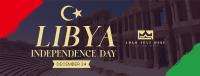 Libya National Day Facebook cover Image Preview