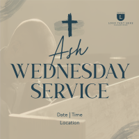 Ash Wednesday Volunteer Service Instagram post Image Preview