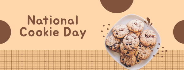 Cute Cookie Day Facebook Cover Design Image Preview