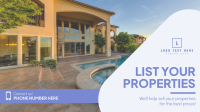 Villa Property Listing Facebook event cover Image Preview