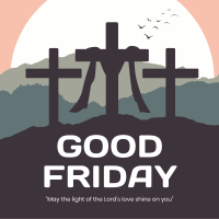 Good Friday Scenery Instagram Post Design