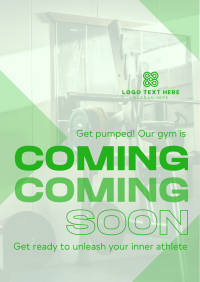 Fitness Gym Opening Soon Flyer Preview