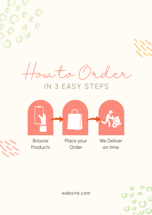 Easy Order Guide Poster Image Preview