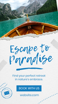 Escape To Paradise Instagram Reel Design