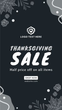 Sunset Thanksgiving Facebook story Image Preview