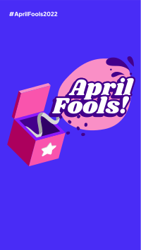 April Fools Surprise Facebook story Image Preview