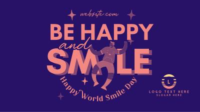 Be Happy And Smile Facebook event cover Image Preview