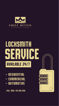 Locksmith Services Facebook Story Image Preview