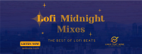 Lofi Midnight Music Facebook cover Image Preview
