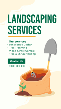 Landscape Professionals Facebook Story Design