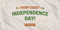 Côte d’Ivoire Independence Day Twitter post Image Preview