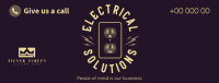 Electrical Solutions Facebook cover Image Preview