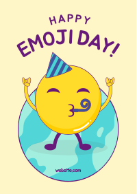 Party Emoji Flyer Design