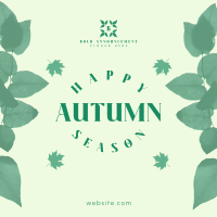 Autumn Season Leaves Instagram post Image Preview