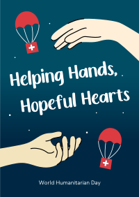 Helping Hands Humanitarian Day Poster Image Preview