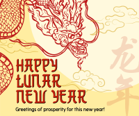 Prosperous Lunar New Year Facebook post Image Preview