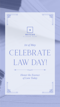 Formal Law Day Facebook Story Design
