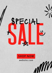Grunge Special Sale Poster Image Preview