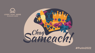 Chag Purim Sameach Facebook event cover Image Preview