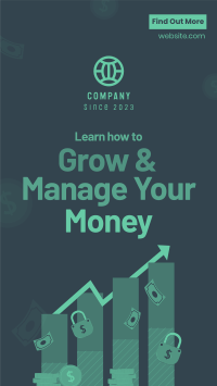 Financial Growth Facebook Story Design