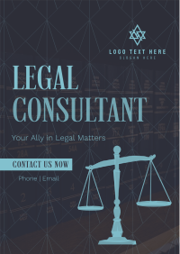 Corporate Legal Consultant Flyer Design