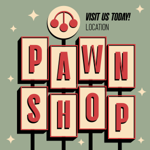 Pawn Shop Retro Instagram post Image Preview