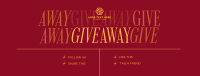 Elegant Minimal Giveaway Facebook Cover Design