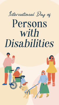 Simple Disability Day Facebook Story Design