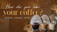 Coffee Flavors Facebook Event Cover Design