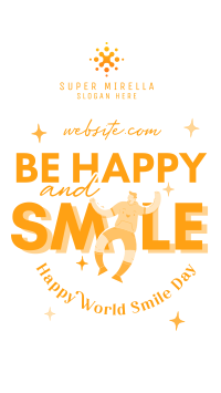 Be Happy And Smile Instagram story Image Preview