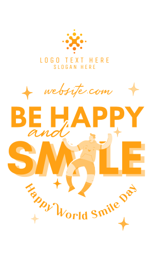 Be Happy And Smile Instagram story Image Preview