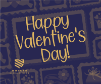 Rustic Retro Valentines Greeting Facebook post Image Preview