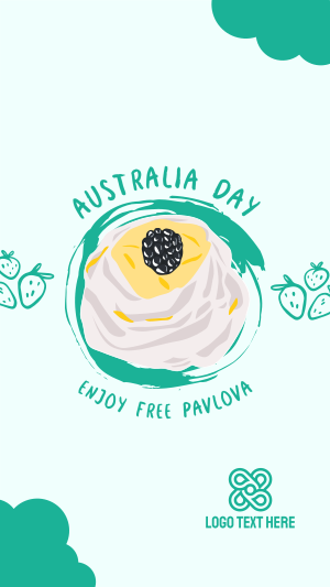 Australia Day Pavlova Instagram story