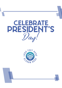 Celebrate President's Day Poster Design