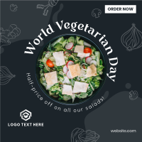 World Vegetarian Day Instagram Post Design