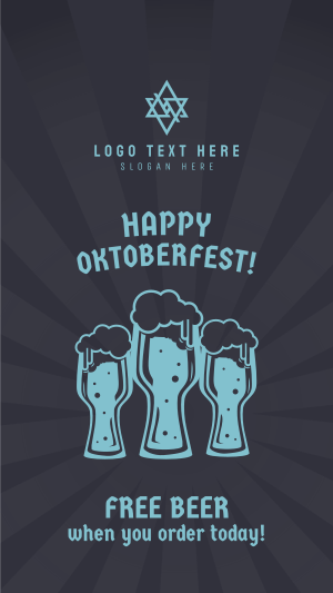 Happy Oktoberfest Instagram story Image Preview