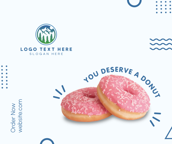 Donut Facebook Post Design Image Preview
