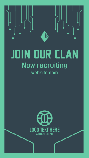 Join Our Clan Instagram story