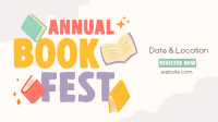 Annual Book Event Facebook event cover Image Preview